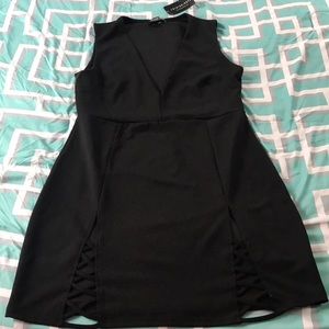 Short black fashion nova dress
